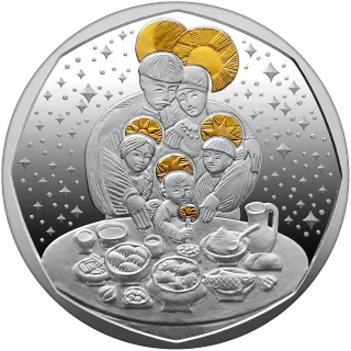 Дух Різдва, 10 грн, 2025 — реверс