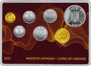 Набір «Монети України» 2021 року