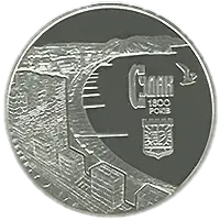 1800 років м.Судаку, 10 грн, 2012 — реверс