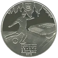 Фінальний турнір чемпіонату Європи з футболу 2012. Місто Львів, 5 грн, 2011 — реверс