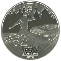 Фінальний турнір чемпіонату Європи з футболу 2012. Місто Львів, 5 грн, 2011 — реверс