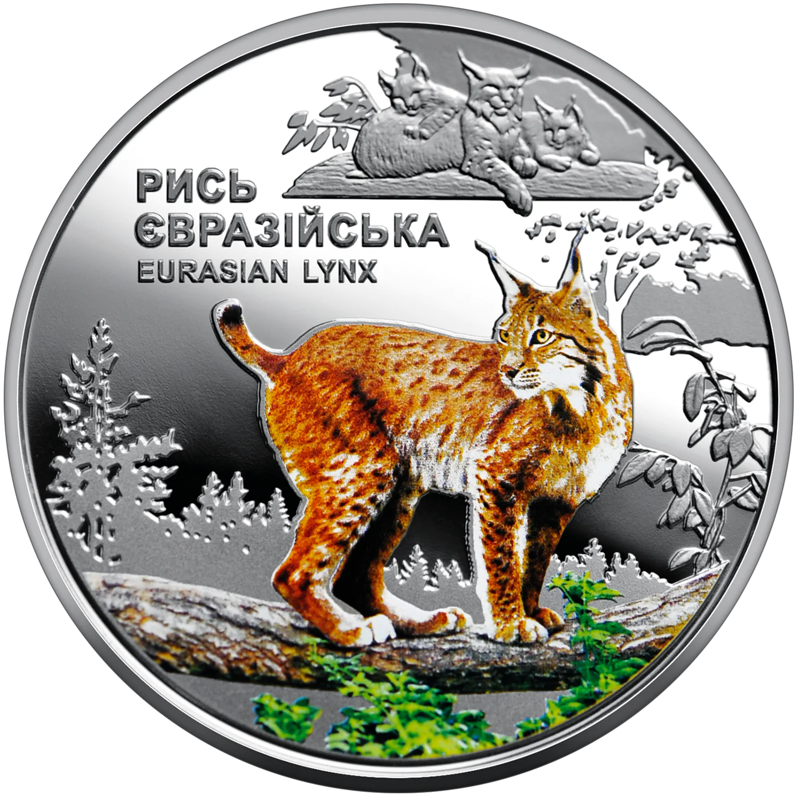 Чорнобиль. Відродження. Рись євразійська, 5 грн, 2023 — реверс