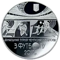 Фінальний турнір чемпіонату Європи з футболу 2012 р., 20 грн, 2011 — реверс