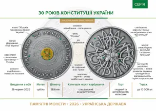 30 років Конституції України, 10 грн, 2026 — буклет, сторінка 2