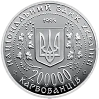 Перемога у ВВВ 1941-1945 рокiв, 200000 карб, 1995 — аверс