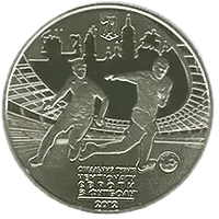 Фінальний турнір чемпіонату Європи з футболу 2012. Місто Київ, 5 грн, 2011 — реверс
