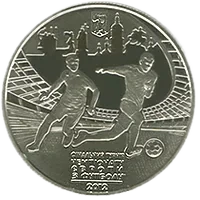 Фінальний турнір чемпіонату Європи з футболу 2012. Місто Київ, 5 грн, 2011 — реверс