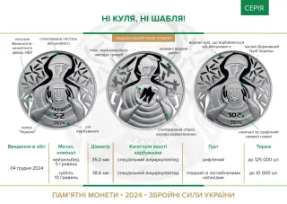 Ні куля, ні шабля!, 10 грн, 2024 — буклет, сторінка 2