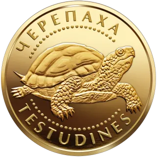 Черепаха, 2 грн, 2009 — реверс