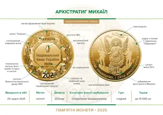 Архістратиг Михаїл, 20 грн, 2025 — буклет, сторінка 2