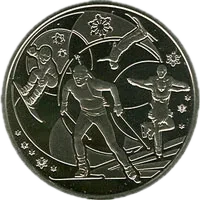 XXII зимові Олімпійські ігри, 2 грн, 2014 — реверс
