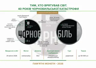 Тим, хто врятував світ. 40 років Чорнобильської катастрофи у сувенірному пакованні, 5 грн, 2026 — буклет, сторінка 2