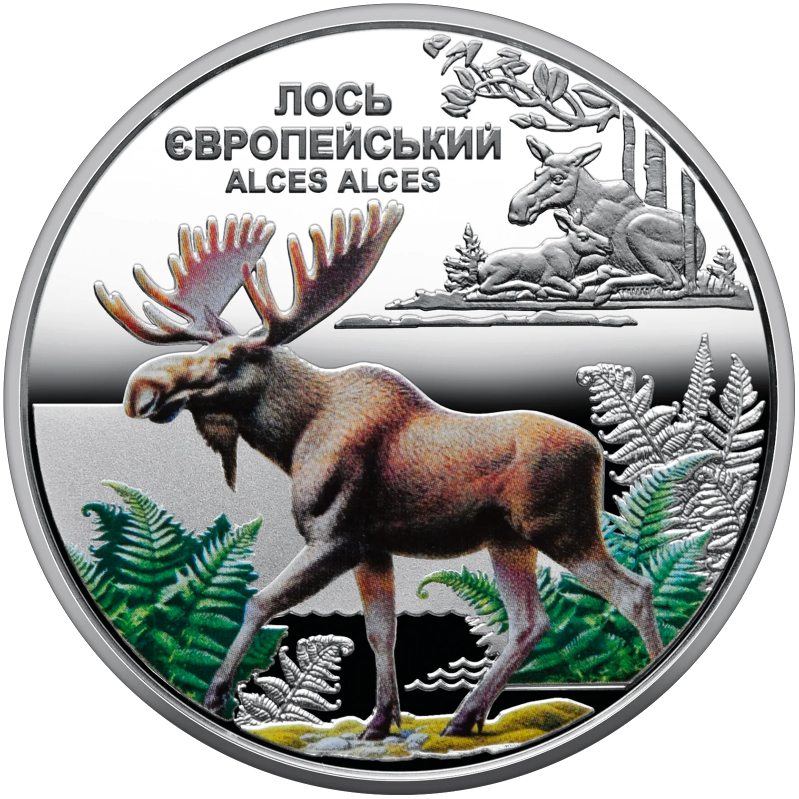Чорнобиль. Відродження. Лось європейський, 5 грн, 2025 — реверс